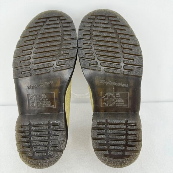 Dr. Martens Womens Lace-up 1461 Beige Suede Oxford Shoes Size Women-5 Men-4 NWOB - Picture 8 of 12